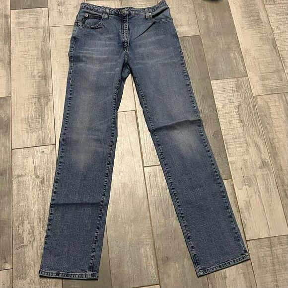 Armani Exchange A/X Comfort Fit High Rise Stretch Straight Leg Denim Jean 31 10 - Picture 1 of 14